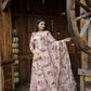 Aayaa Designer Printed Georgette Full Flare Gown With Dupatta - Multi Color