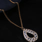 NVR Women Gold-Polished Oxidised Bohemian Necklace | Swadesiicart