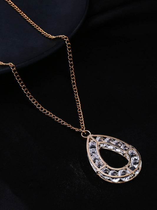 NVR Women Gold-Polished Oxidised Bohemian Necklace | Swadesiicart