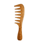 Rufiys Wooden Curly Hair Wide Neem Wood Comb - Swadesiicart
