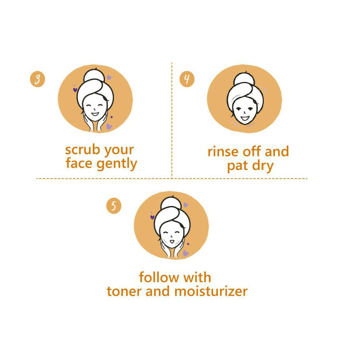 Plum Chamomile & White Tea Brighten-Up Face Scrub - Swadesiicart