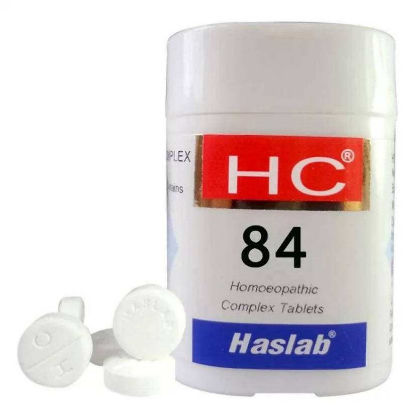 Haslab Homeopathy HC 84 Baryta Complex Tablets | Swadesiicart