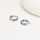 Multi Loops Silver Plated- Ruby Raang | Swadesiicart