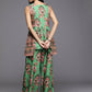 Ahalyaa Women's Traditional Wear Co-ods - Green - Swadesiicart