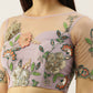House of Panchhi Lavender - Net Embroidered Sequence Lehenga | Swadesiicart