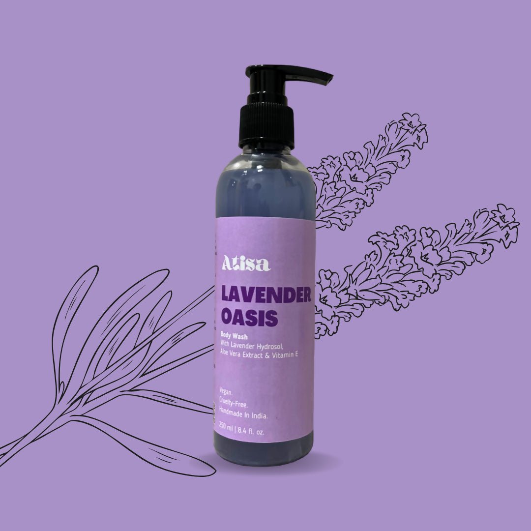 Atisa Lavender Oasis Body Wash | Swadesiicart