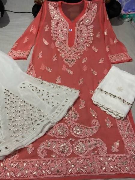 Arfa Fashion House New Collection Of Chikankari Gota Patti Lovers | Swadesiicart