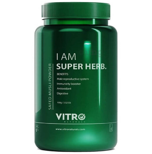 Vitro Naturals I Am Super Herb Safed Musli Powder | Swadesiicart