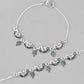 VOJ Set of 2 Silver Plated Multi Color Meenakari Anklet - Swadesiicart