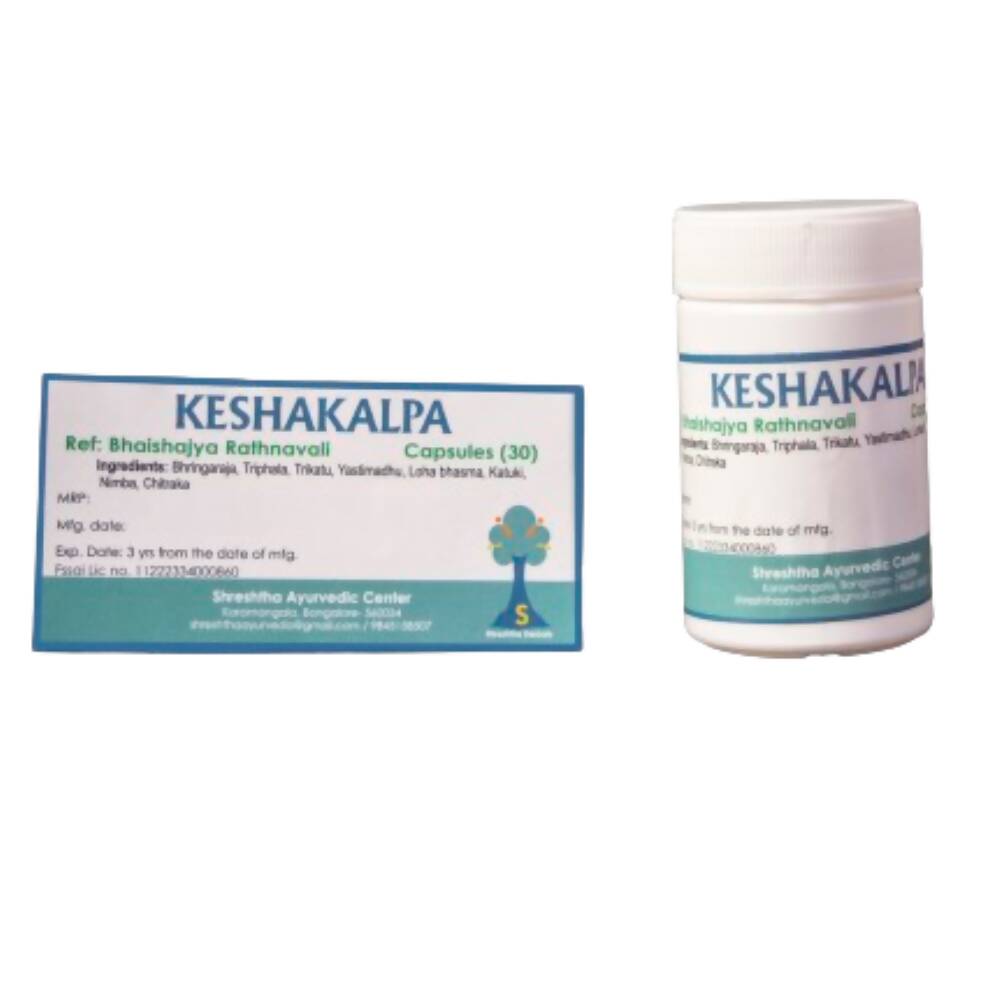 Shreshtha Herbals Keshakalpa Capsules - Swadesiicart