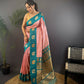 Joban Fashion Teal Butti Banarasi Silk Sarees | Swadesiicart