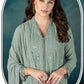 Anaita Sea Green Heavy Faux Georgette Stitched Suit with Embroidered Sequence Work