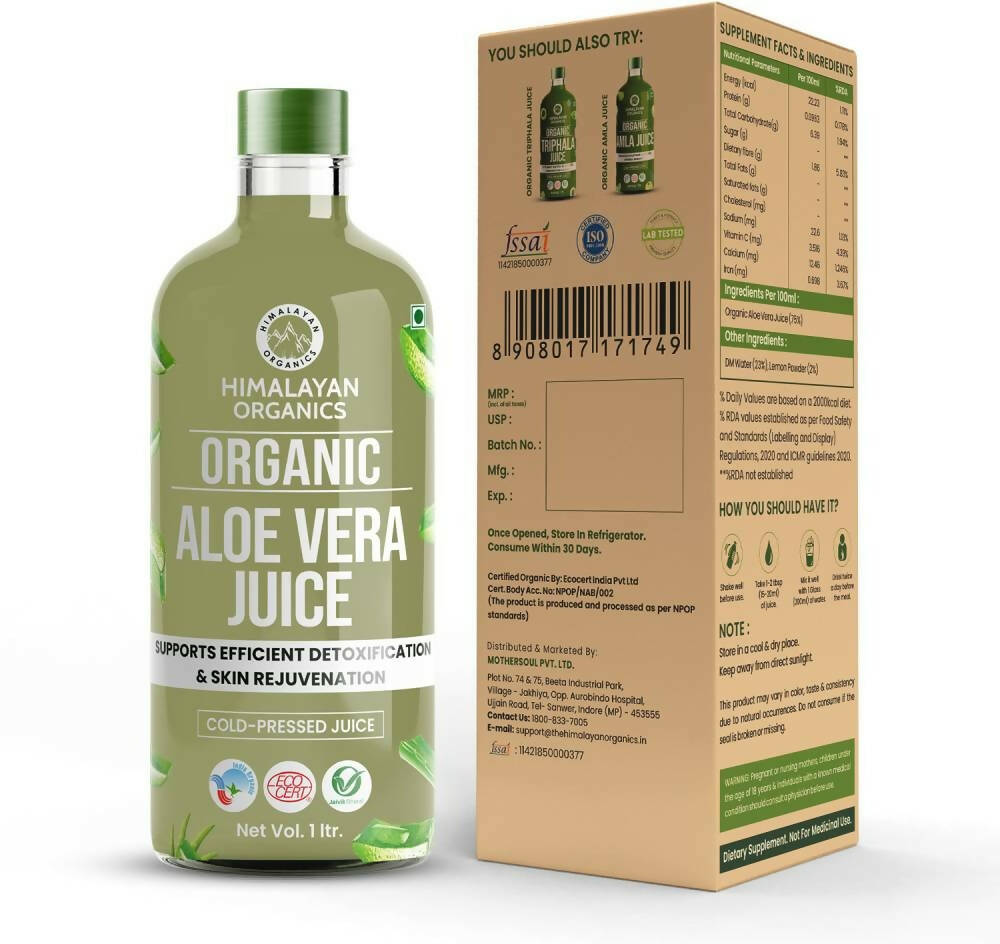 Himalayan Organics Aloe Vera Juice | Swadesiicart