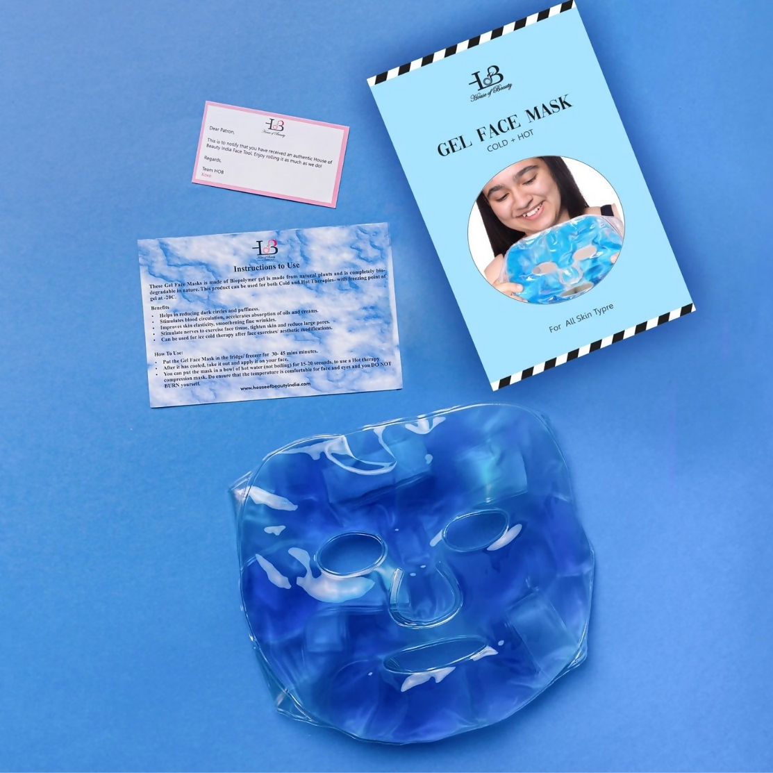 House of Beauty Gel Face Mask - Swadesiicart