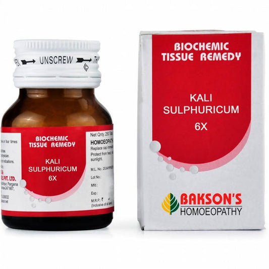 Bakson's Homeopathy Kali Sulphuricum Biochemic Tablets | Swadesiicart