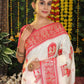 Shree Shyam Fashion Silk White Saree