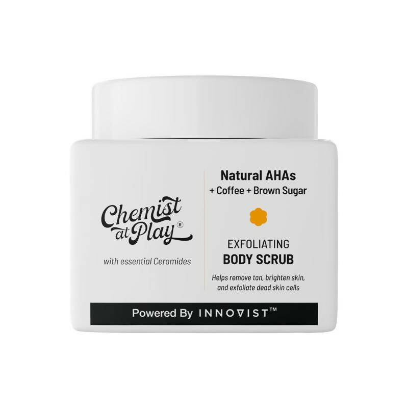 Chemist At Play Exfoliating Body Scrub For Removing Tan & Dead Skin Cells, Men & Women - Swadesiicart