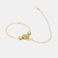 Ruby Raang 22k Gold Polished Kundan Maharani Nose Ring (Clip On) | Swadesiicart