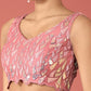 House of Panchhi CORAL Net Sequinse Work Lehenga & Blouse, Dupatta | Swadesiicart