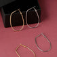 NVR Women Set of 2 Contemporary Hoop Earrings | Swadesiicart