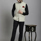 Even Apparels Self-Design Waistcoat With Welt Pockets - Beige | Swadesiicart