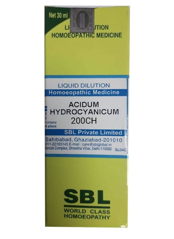 SBL Homeopathy Acidum Hydrocyanicum Dilution | Swadesiicart
