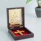 Golden Peacock Brown & Red 24 Ct Gold Foil Lord Jesus Christ | Swadesiicart
