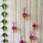 Shuddh Natural Hand Made Palm Leaf Lotus Hanging | Swadesiicart