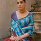 Vishnu Weaves Women's Coffee Kanchi Silk Woven Saree with Blouse - Swadesiicart