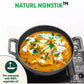 The Indus Valley CASTrong Cast Iron Kadai, Pre-seasoned, Nonstick, 100% Pure, Toxin-free, Induction, 21/25cm, 1.7L/3.3kg