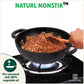 The Indus Valley CASTrong Cast Iron Kadai ,Pre-seasoned, Nonstick, 100% Pure, Toxin-free, Induction, Spatula, 25.4 cm, 2.3L, 2.5kg