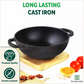 The Indus Valley CASTrong Cast Iron Cookware Set: Tawa+ Kadai, Kitchen Set for Home, Pre-seasoned, 100% Pure, Toxin-free, Induction, Tadka Pan