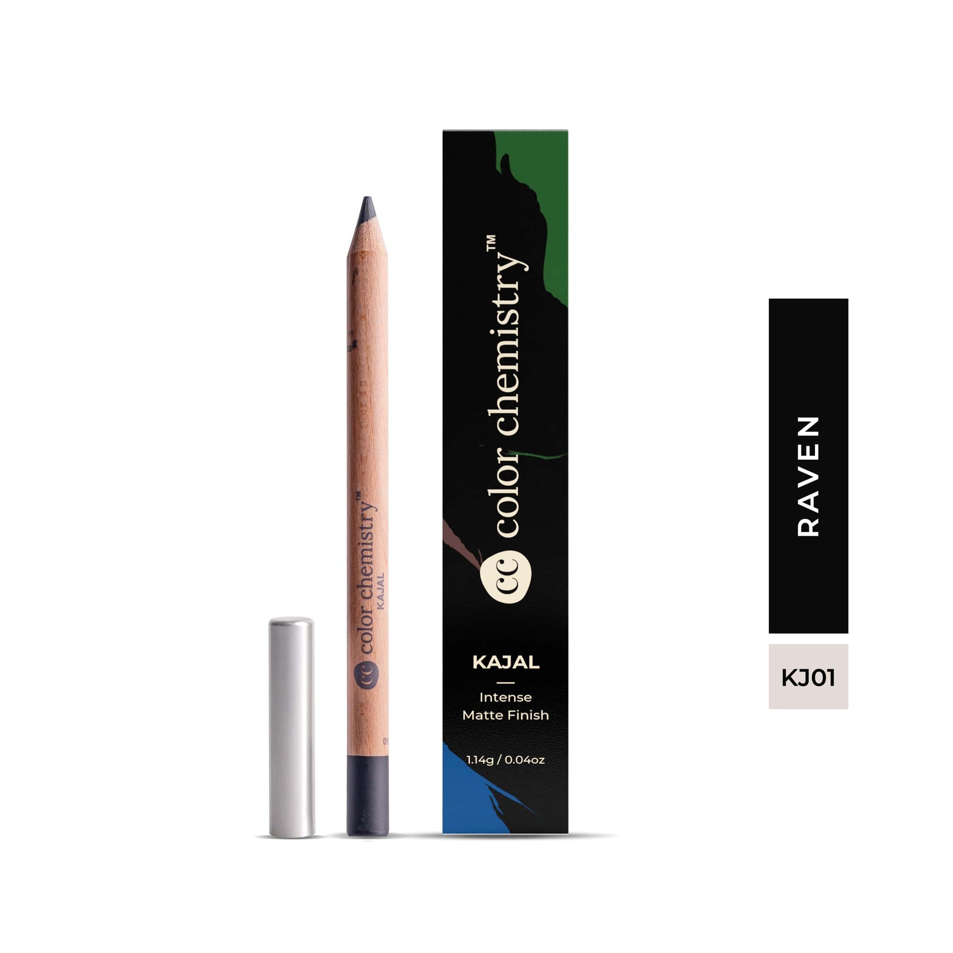 Organic Black Kajal Pencil/Kohl - Raven