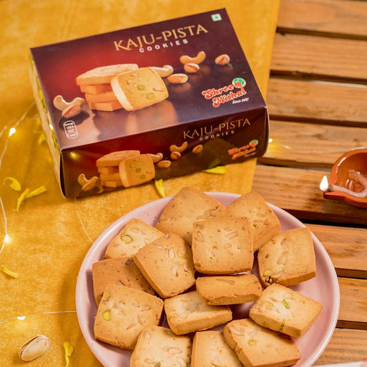 Shree Mithai Kaju Pista Cookies | Swadesiicart