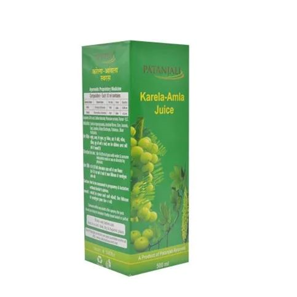 Patanjali Karela Amla Juice (500 ML) - Swadesiicart