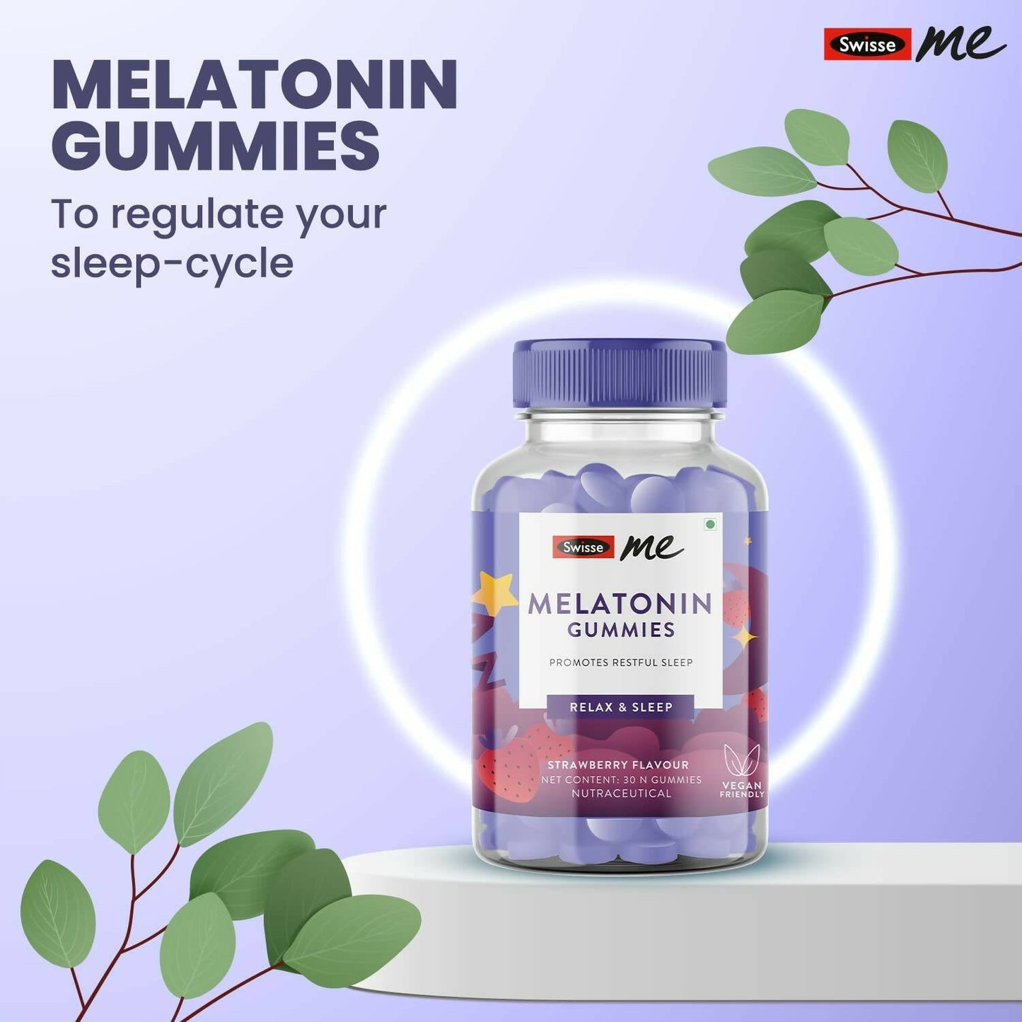 Swisseme Melatonin Gummies For Restful Sleep - Swadesiicart