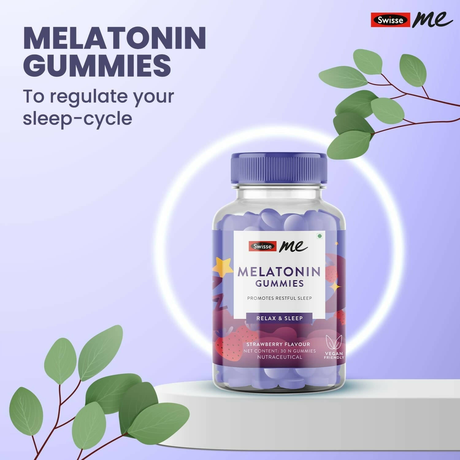 Swisseme Melatonin Gummies For Restful Sleep - Swadesiicart