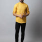 Even Apparels Yellow Color Pure Cotton Men's Kurta With Side Placket (MMS1130) | Swadesiicart