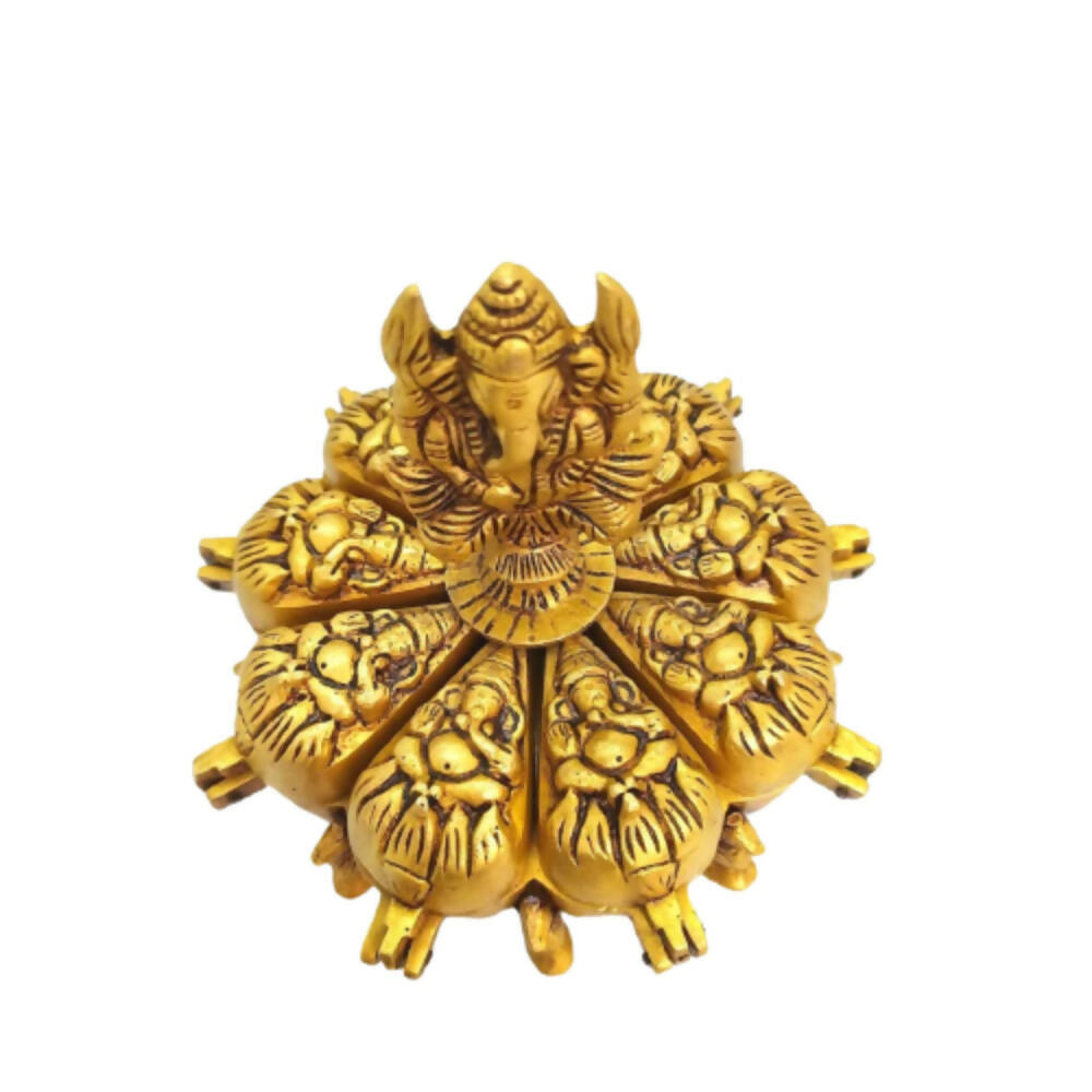 Tamas Handcrafted Brass Kumkum Box | Swadesiicart