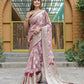 Vamsee Dhruvini Baby Pink Georgette Saree - Swadesiicart