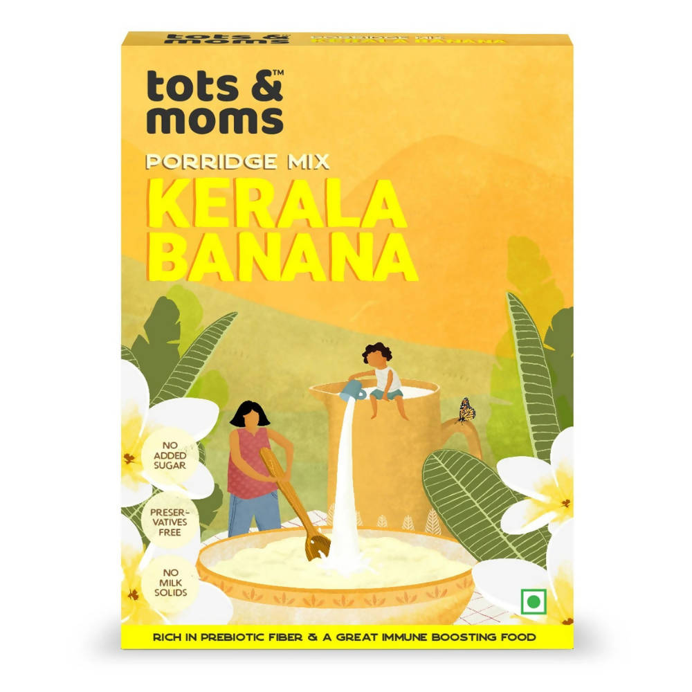Tots and Moms Kerala Banana Porridge Mix - Swadesiicart