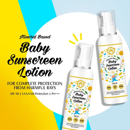 Mom & World Baby Sunscreen Lotion - Swadesiicart
