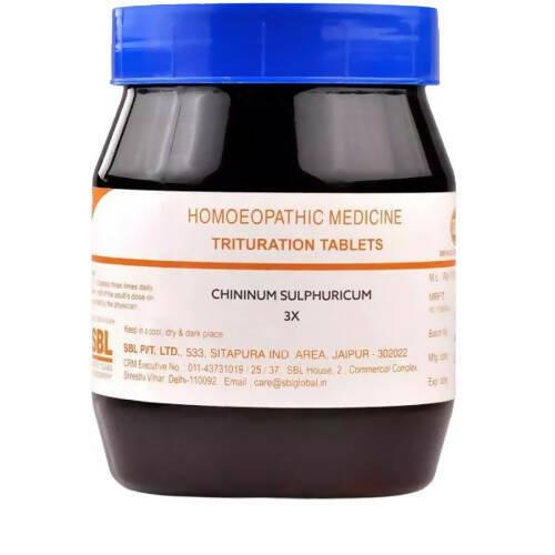 SBL Homeopathy Chininum Sulphuricum Trituration Tablets | Swadesiicart