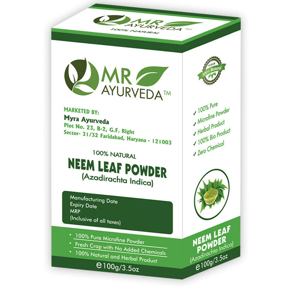 MR Ayurveda Neem Leaf Powder - Swadesiicart