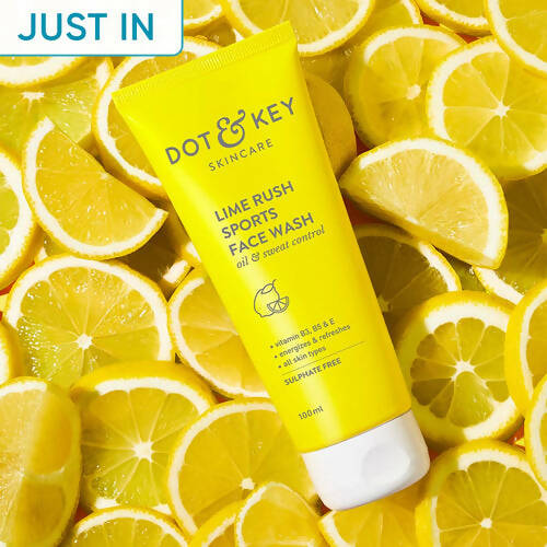 Dot & Key Lime Rush Sports Face Wash - Swadesiicart