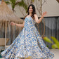 Aayaa Designer Printed Full Flared Gown - Multi Color