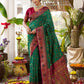 Shree Shyam Fashion Green Soft Silk Saree