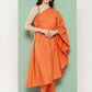 Ahalyaa Women's Traditional Wear Co-ods - Orange