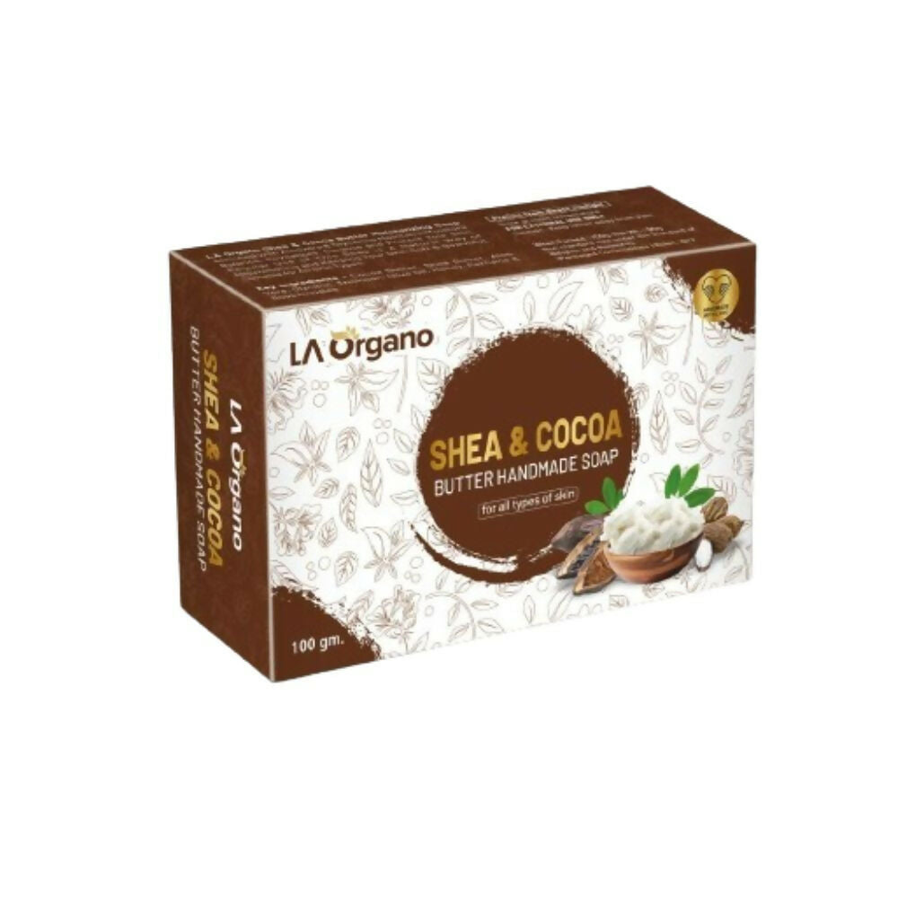 LA Organo Shea & Cocoa Butter Handmade Soap | Swadesiicart