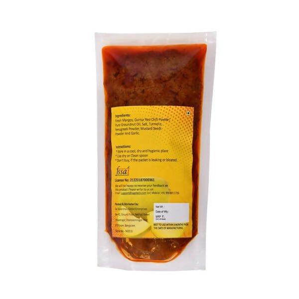Amoga's Pickles Factory Andhra Authentic Mango Avakaya Pickle - Swadesiicart